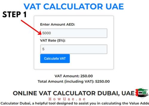 VAT CALCULATOR Dubai Online - How To Calculate VAT In UAE 2024