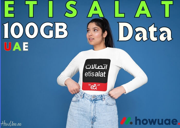 Women using Etisalat 100GB Data Plan Prepaid