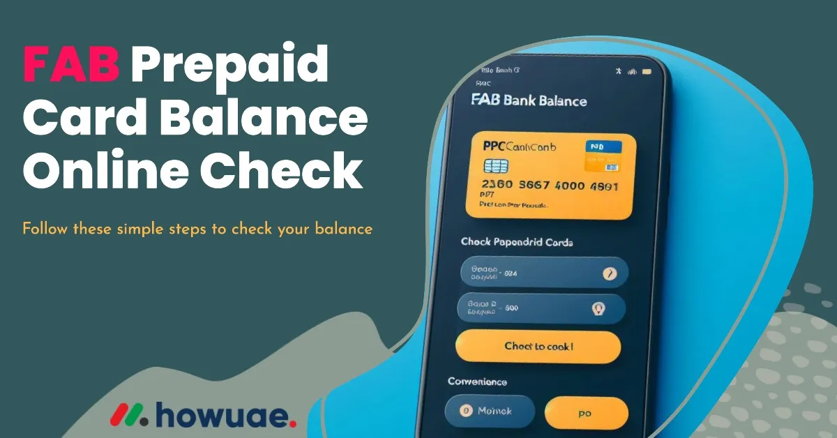 FAB Bank Balance Check For PPC BANKFAB Online